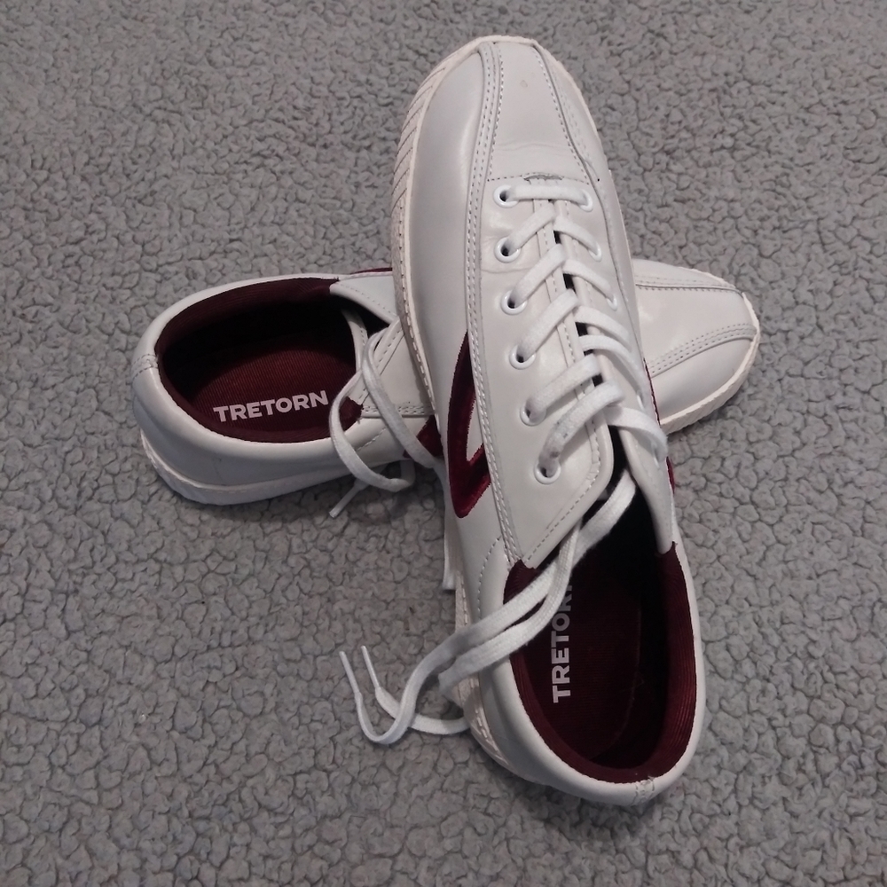 Tretorn white sneakers